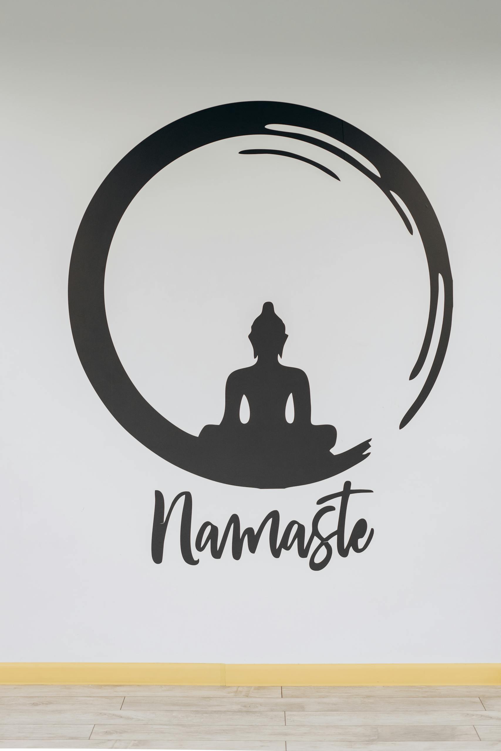 Namaste Sign On Wall